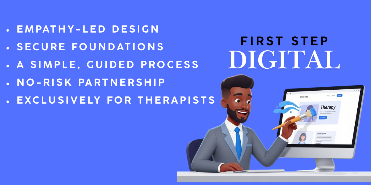 First Step Digital homepage showcase