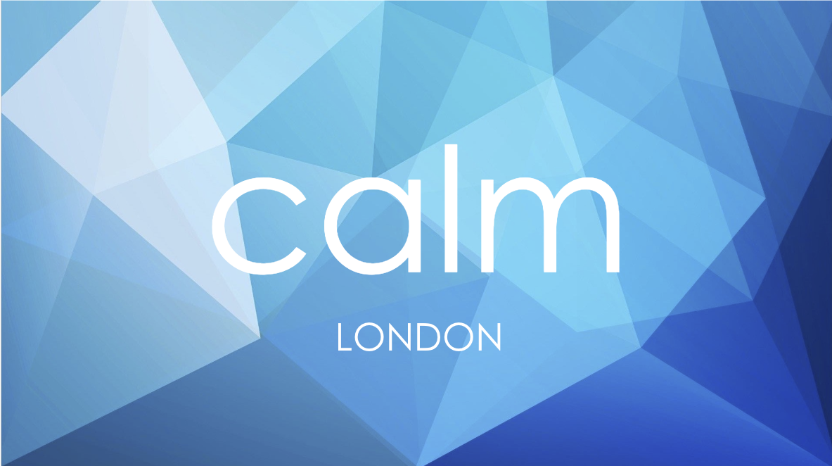 Calm London branding and logo