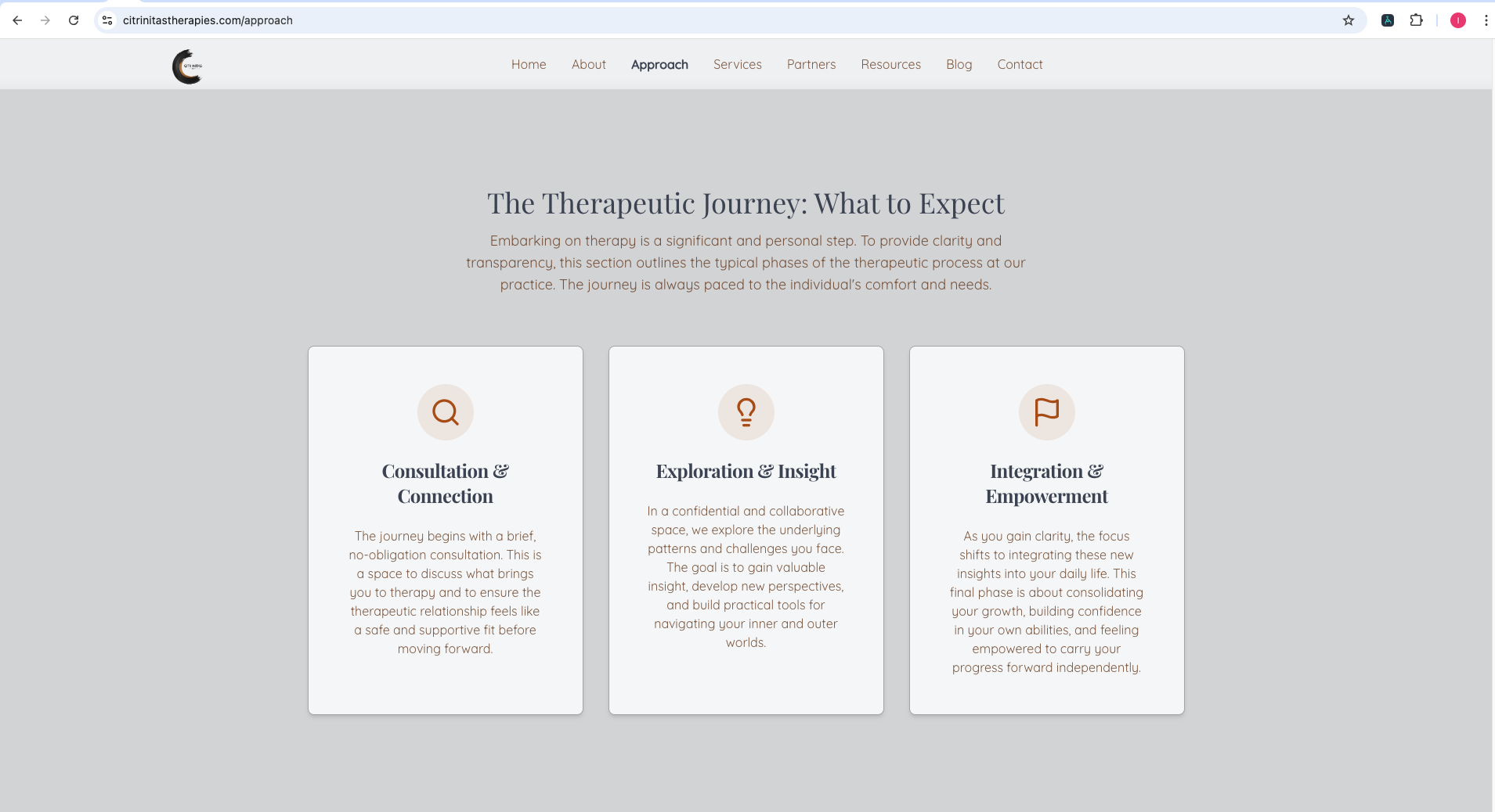 Citrinitas Therapies about section