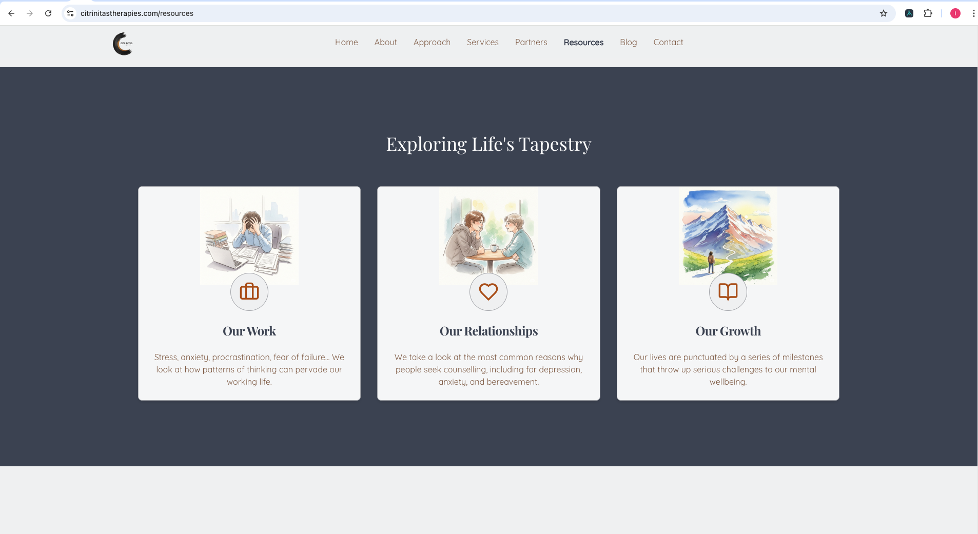 Citrinitas Therapies thank you page